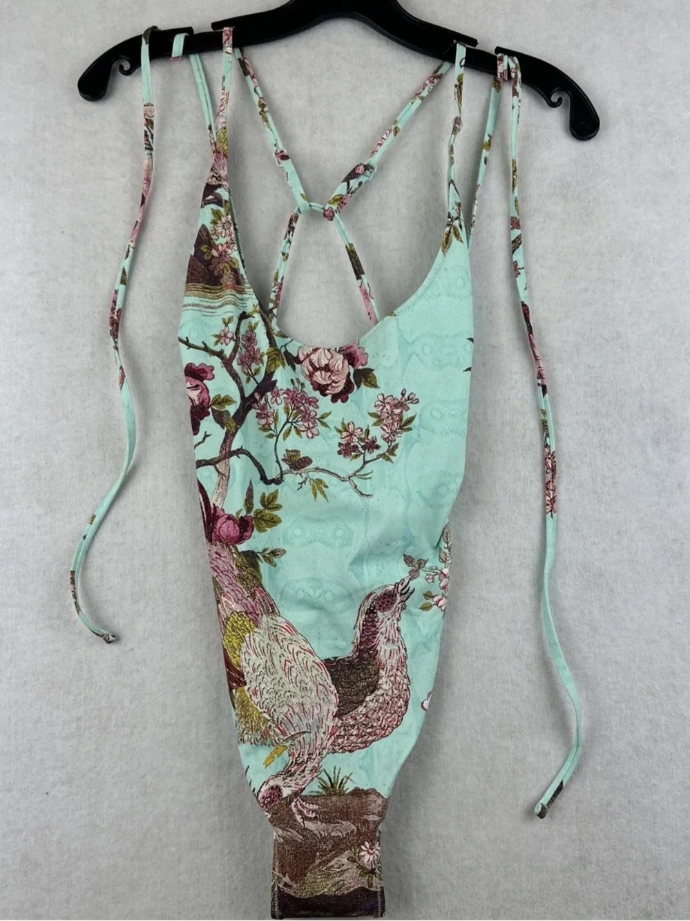 Skims x Roberto Cavalli Tie Waist One Piece Fagianella Print Size Medium